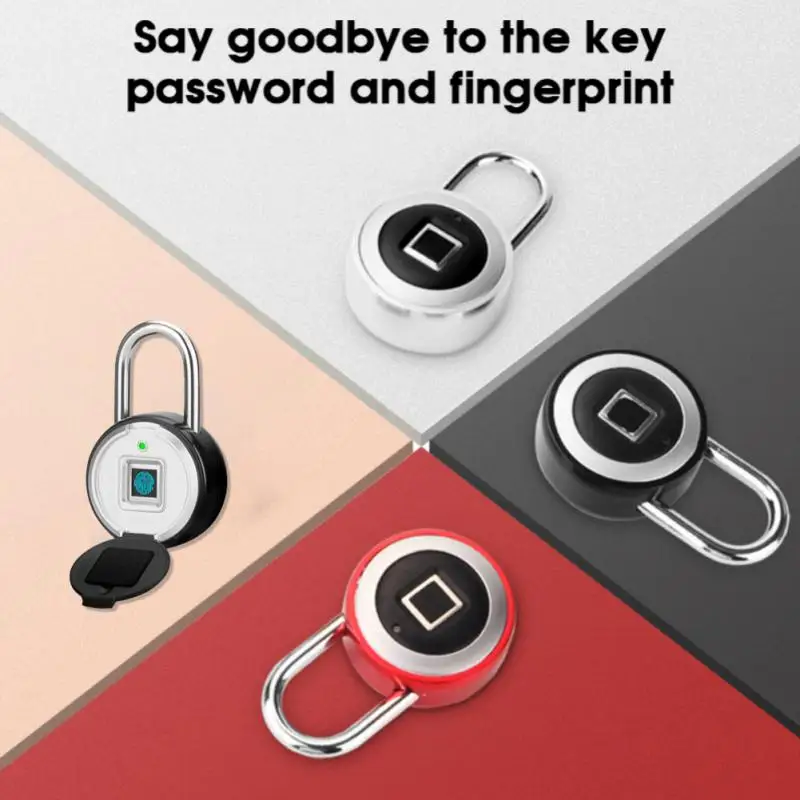 

Tuya/smart Life Cabinet Lock Usb Charging Waterproof Fingerprint Padlock Lock Quick Unlock Smart Password Lock