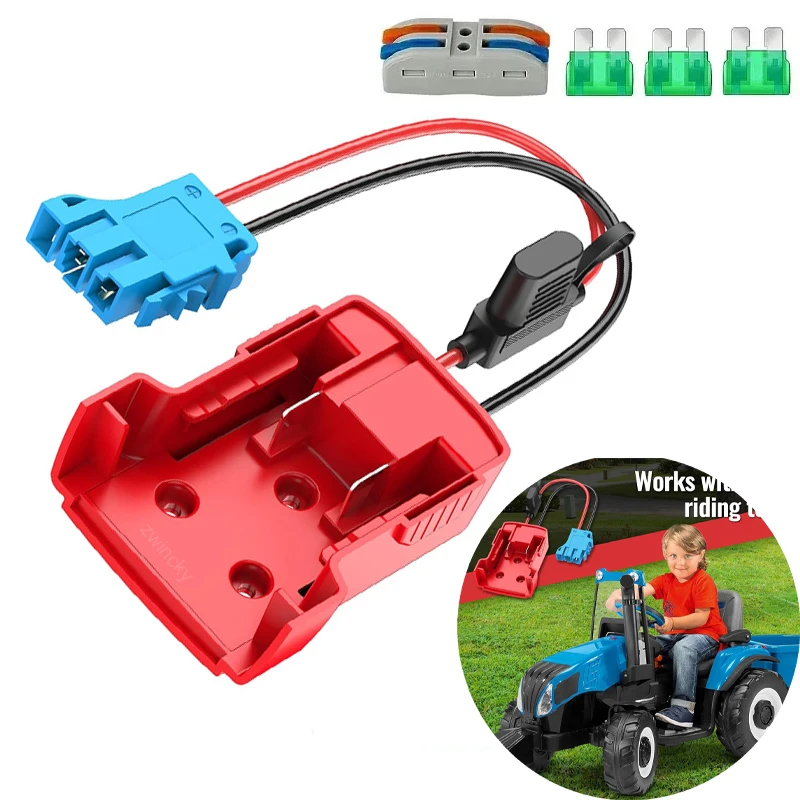 Комплект для преобразования адаптера силовых колес аккумулятора Milwaukee 18 в с