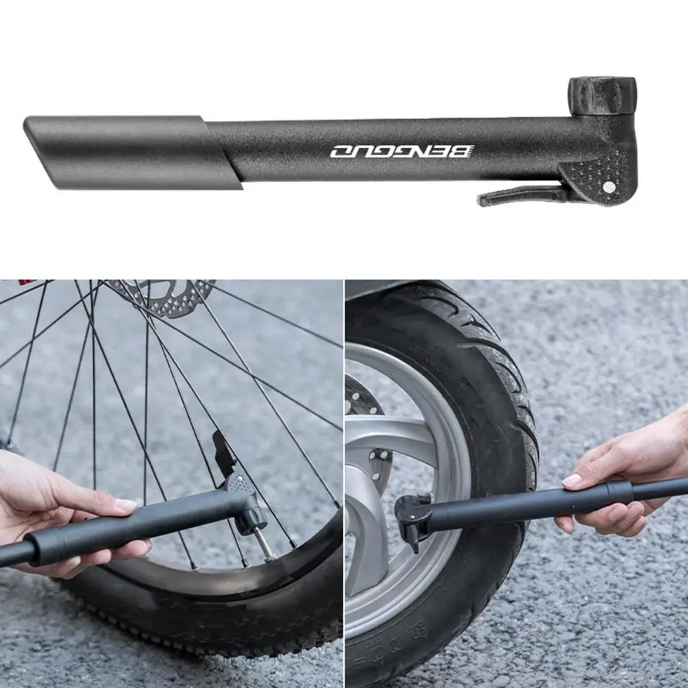 

Mountain Bike Pump Professional Flexible Ergonomic Handle Bike Repair Tool Tire Inflator Mini Pump