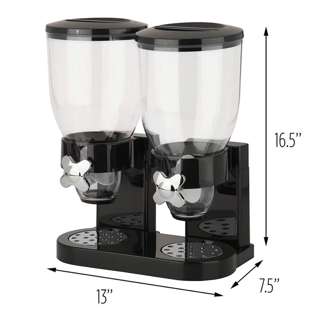 Food Storage Cereal Dispenser Containers Storage Candy Dry Food Container Countertop Rotating Knob for Candy Nuts Rice Granola 5