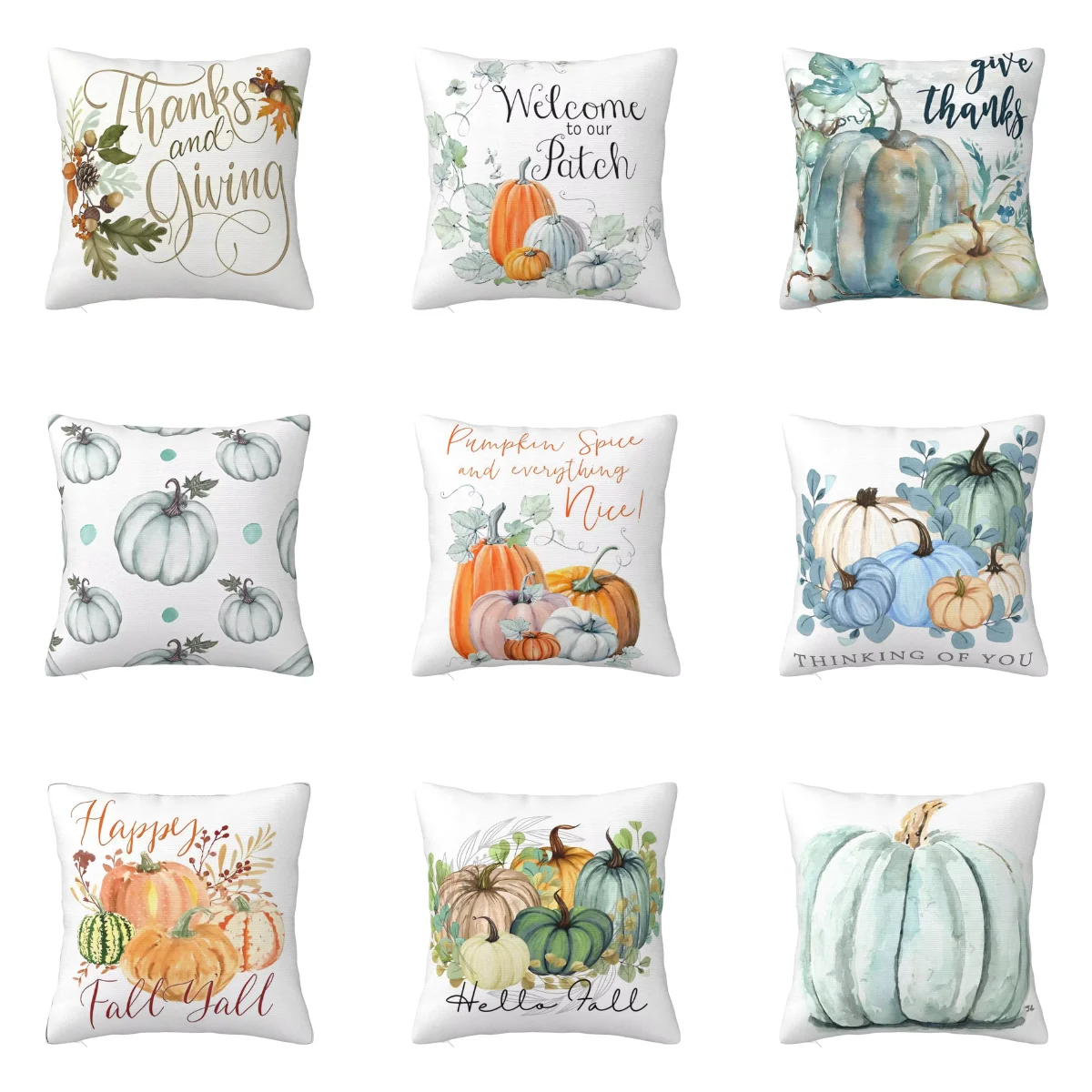 Осенний чехол на День Благодарения наволочка с кленовым птицей мягкая для