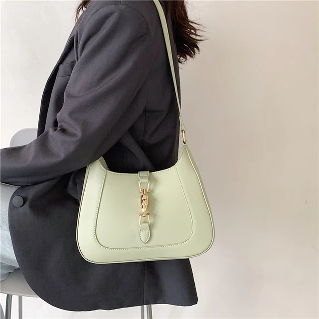 Toptrends Retro Underarm Shoulder Side Bags For Women 2023 Trend Luxury Designer PU Leather Crescent Ladies Handbags And Purses 5