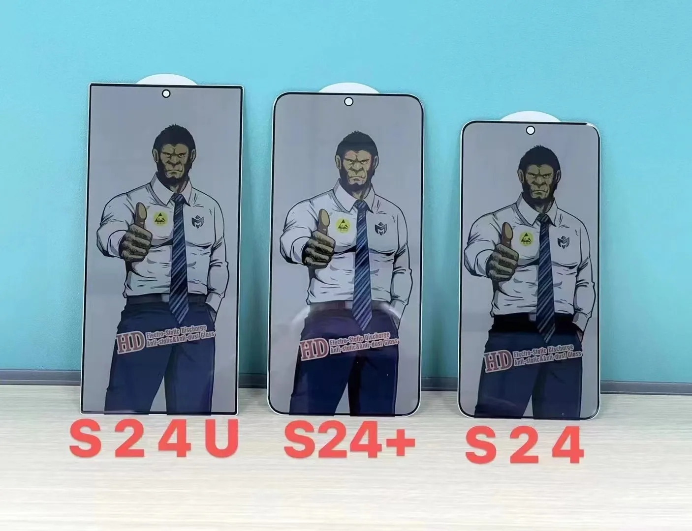 10 шт. антишпионское стекло Gorilla от отпечатков пальцев для Samsung S25 S24 Ultra S23 S22 S21 Plus