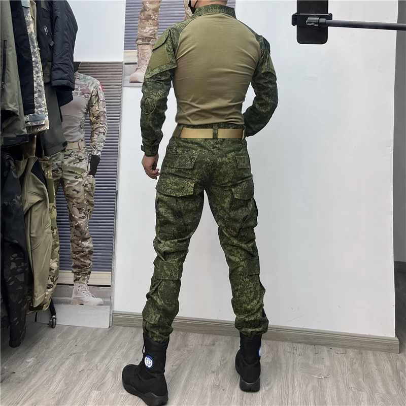 Весенне-осенний поклонник уличный Тактический Расширенный Камуфляжный костюм EMR
