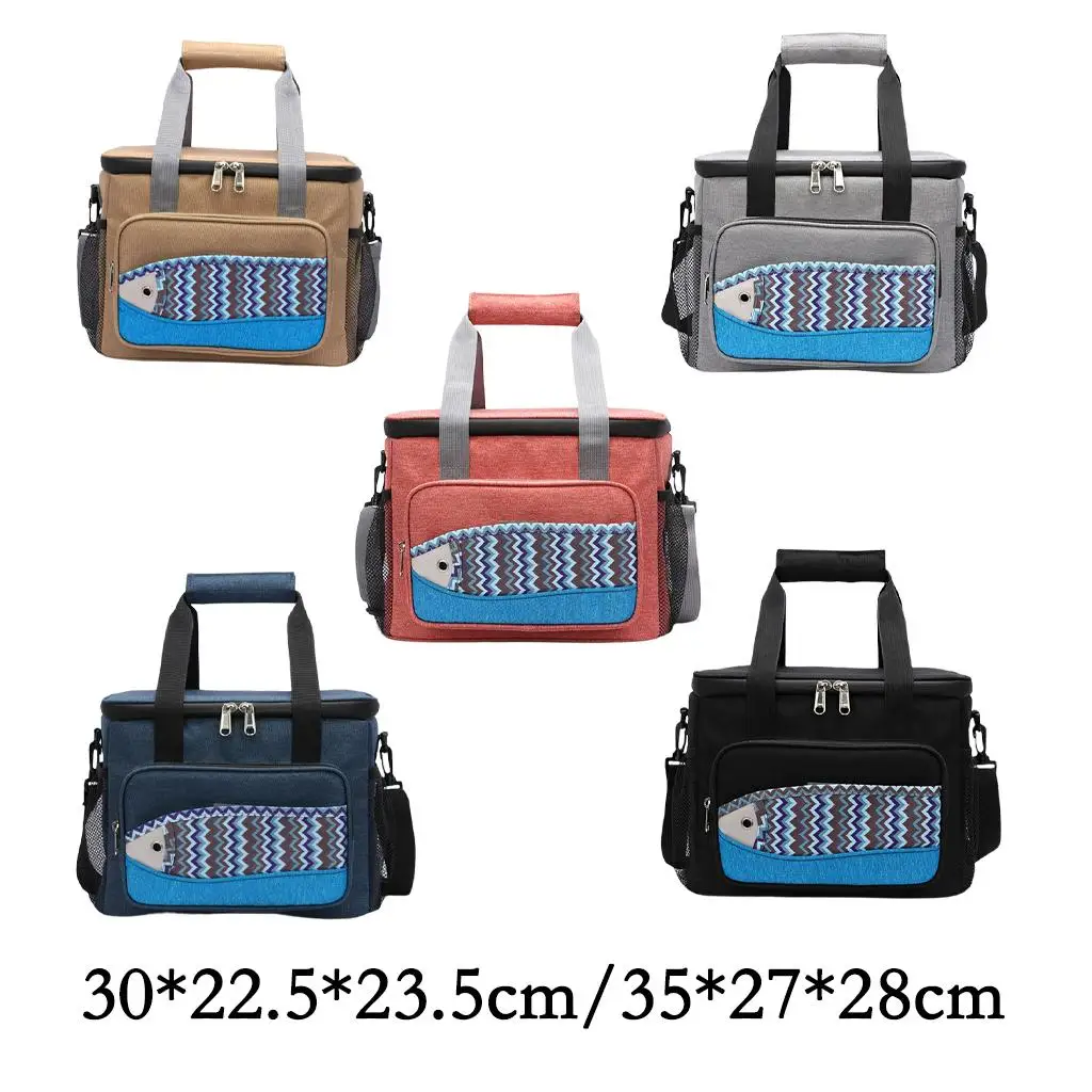 

Waterproof Lunch Coolers Refrigerator Food Insulated Bag for Trip Work Beach