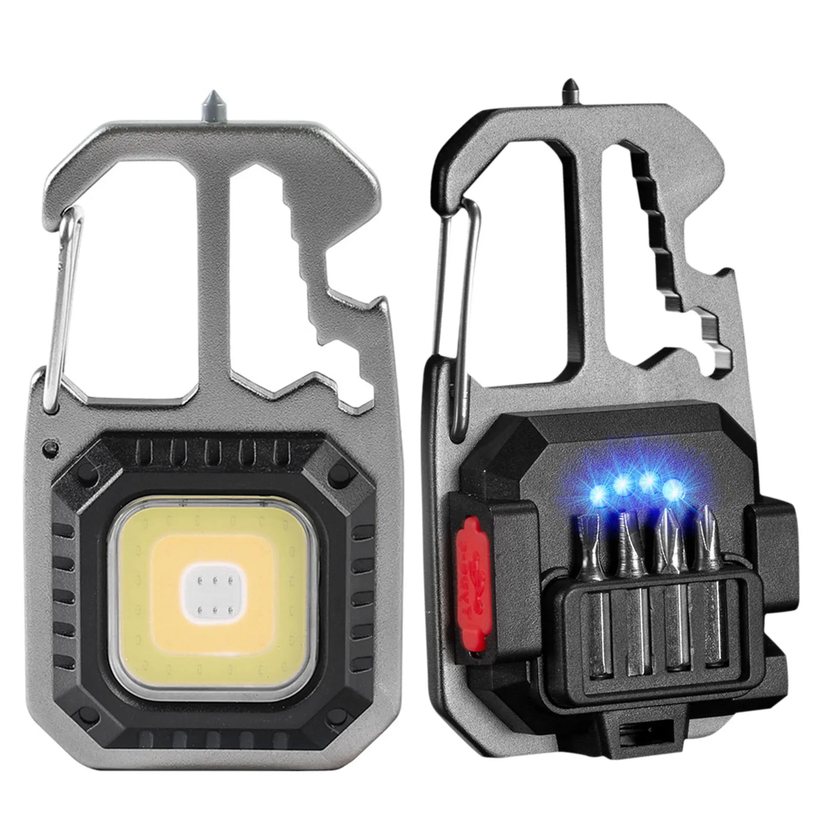 

Mini Handheld Flashlight Water Resistant USB Tiny Cob Flash Light for Indoor