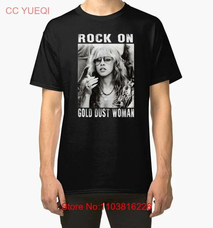 Футболка унисекс Stevie Nicks футболка в стиле рок на золотом пыле для мужчин и женщин