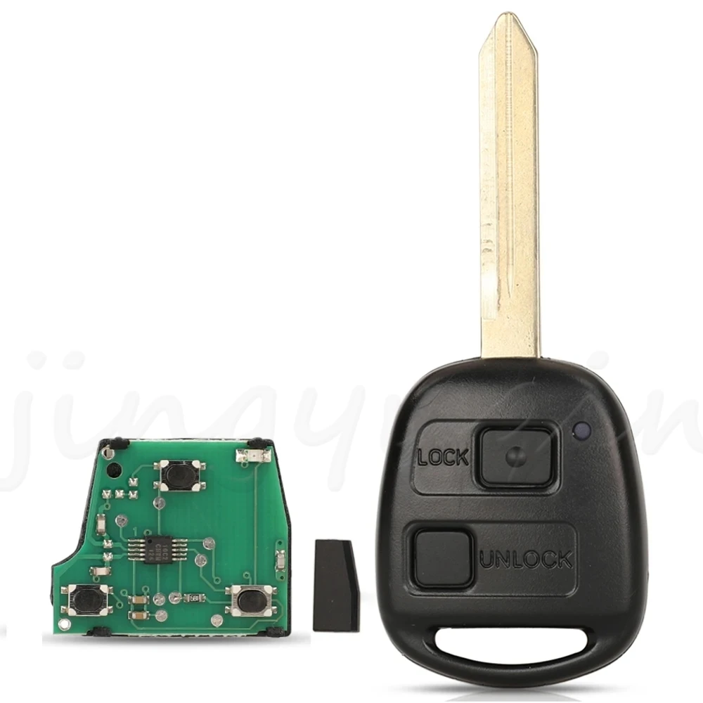 

Jingyuqin смарт-пульт дистанционного управления автомобильный ключ 433 МГц 4C Чип для Toyota Yaris Avensis Corolla Carina и т. Д. P/N: 89071-05010 Fob TOY47