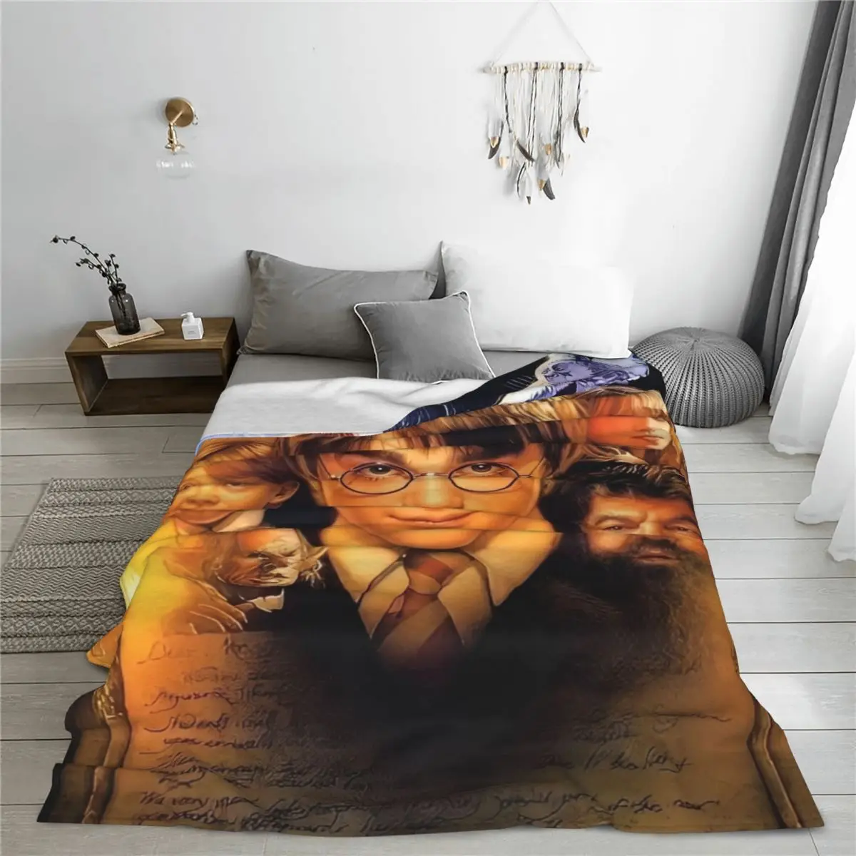 MINISO H-HARRYS P-POTTERS киноодеяло теплое эстетическое плюшевое одеяло для дивана стула