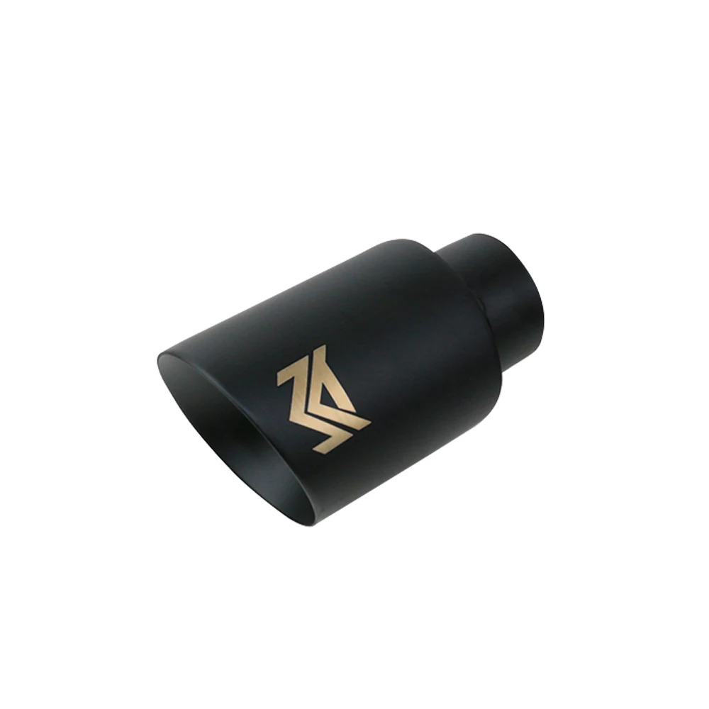 Автомобильный выхлопной наконечник интерфейса 63 мм Наклонный Овальный выход 89