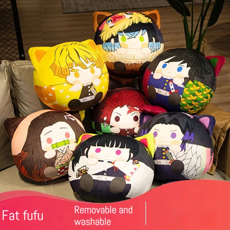 Demon Slayer Аниме No One'S Own Land Shanyi Charcoal Zhilang You Bean Плюшевая игрушка-подушка Модная