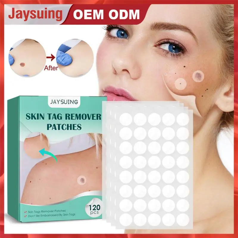 

480-120pcs Warts Remover Patch Skin Tags Pimple Treatments Cream Hydrocolloid Gel Foot Corn Plaster Acne Warts Invisible Sticker