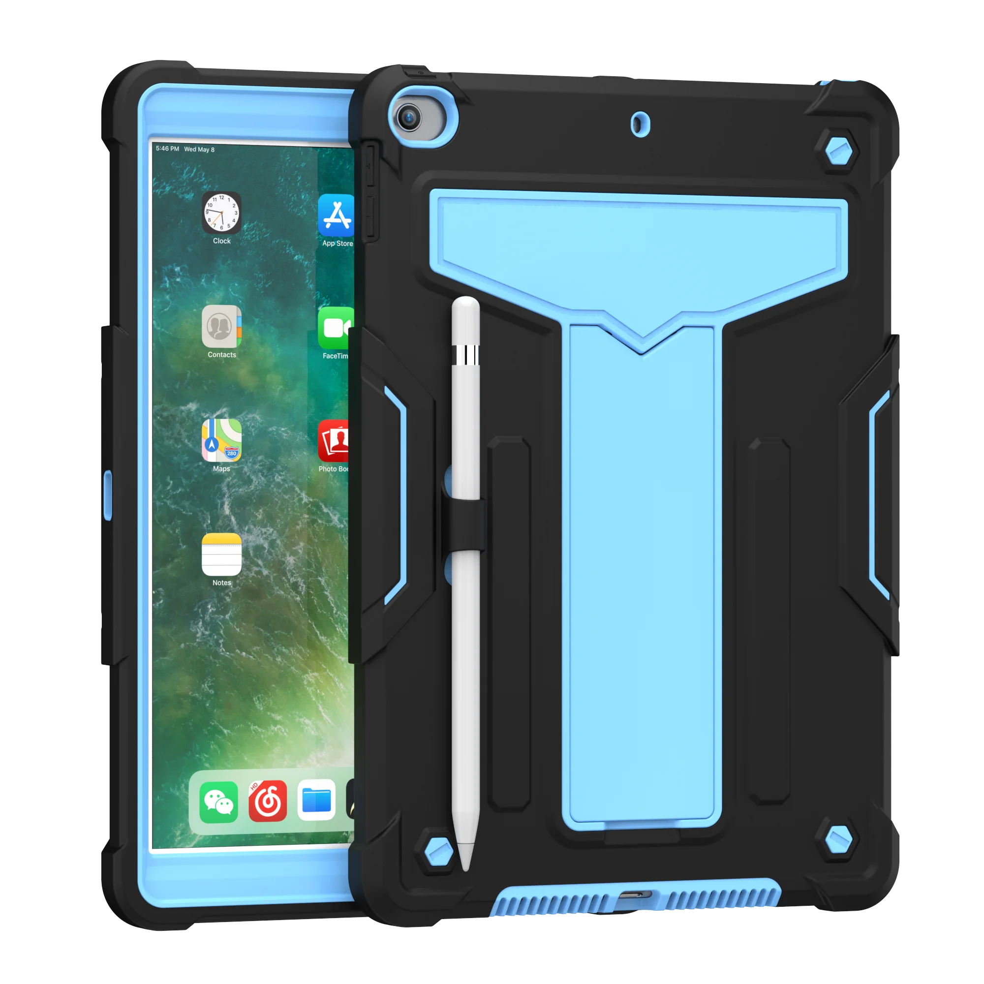 

Противоударный армированный чехол-подставка для планшета Apple iPad 7 10,2, полноразмерный сверхмощный детский чехол для iPad 7 10,2, чехлы для планшет...