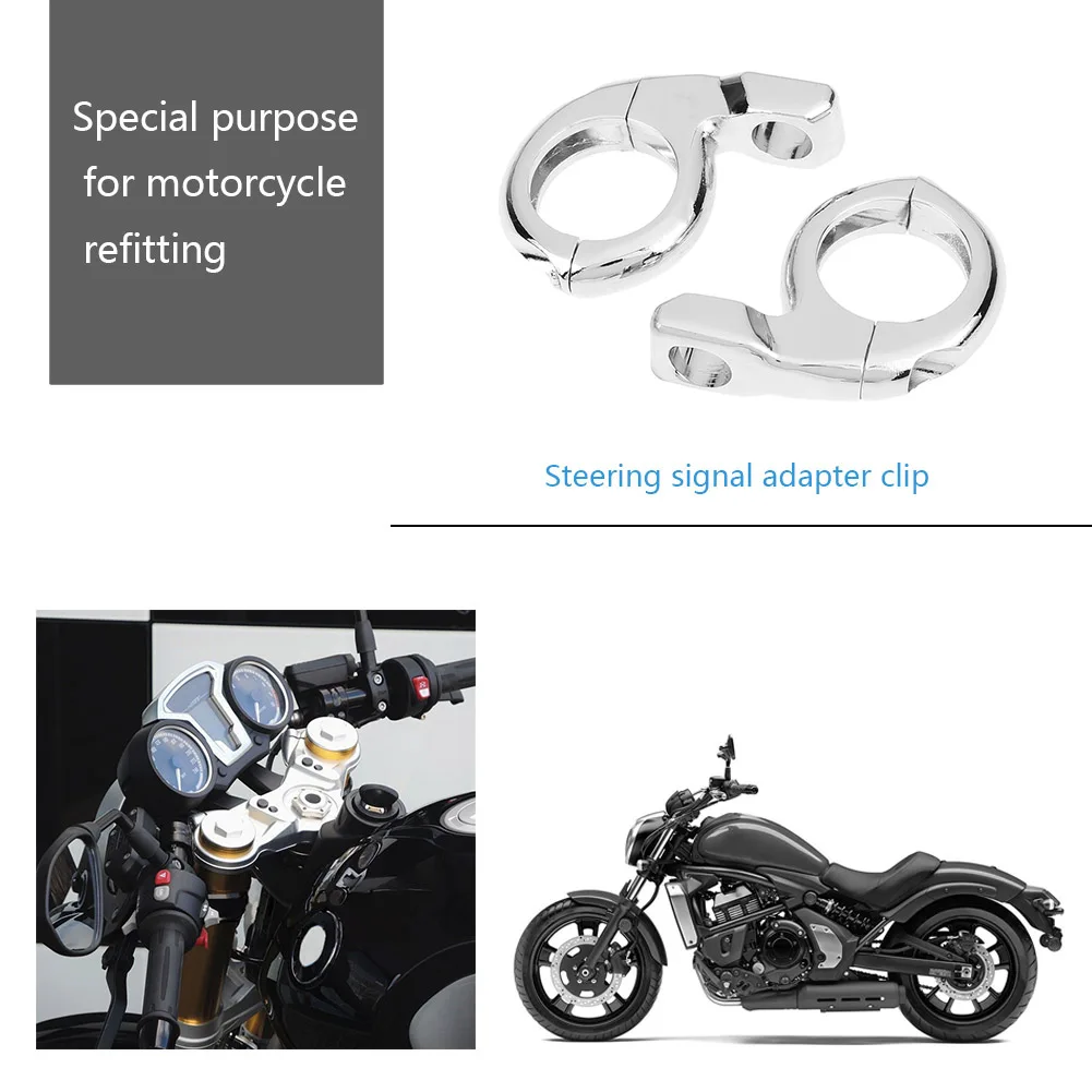 

1 пара 10 мм/8 мм зажимы для указателей поворота на руль мотоцикла для Honda Yamaha Suzuki Kawasaki Harley