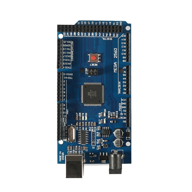 

New Version Mega2560 R3 Improved Version (ATmega2560-16AU CH340G) with Data Cable Practical Power Module