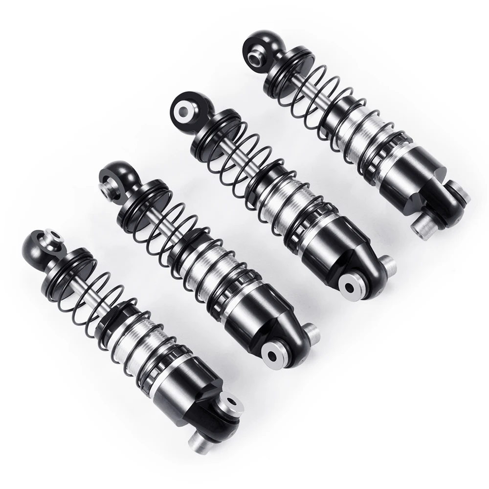 Фото AXSPEED 4 шт. Alu 33/38/43 мм масляный амортизатор для осевого SCX24 Deadbolt C10 Wrangler Gladiator Bronco 1/24 RC автозапчасти №2