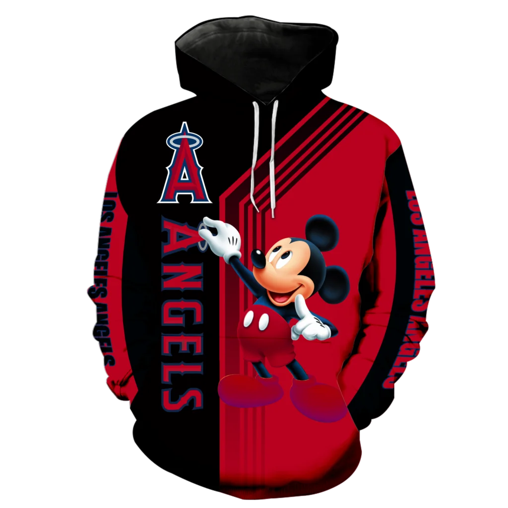 

Disney Anime Hoodie Sportswear Mickey Mouse Print Jacket 3d Baseball Uniform Pullover Hoodie For Men And Women Custom Clothing