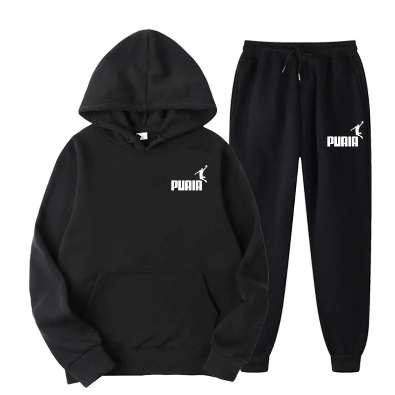 

Men's autumn and winter new casual hoodie set, (note one of the two brands under the order, or default to the main picture)