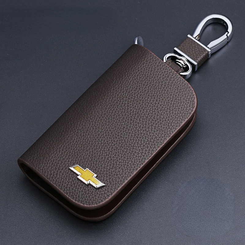Высококачественный кожаный кошелек для ключей автомобильный чехол сумка
