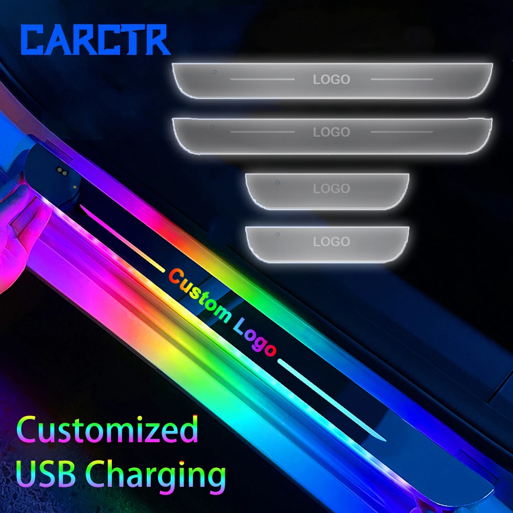 4 шт., магнитные автомобильные двери с подсветкой, 12 В 4 шт., магнитные автомобильные двери с подсветкой, 12 В