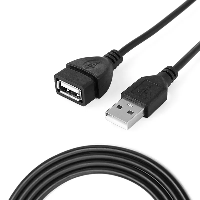 

1pc USB 2.0 Male to Female USB Cable Extension Cord Wire Super Speed Data Sync Cable For PC Laptop Keyboard 0.6M/1M/1.5M/3M /5M