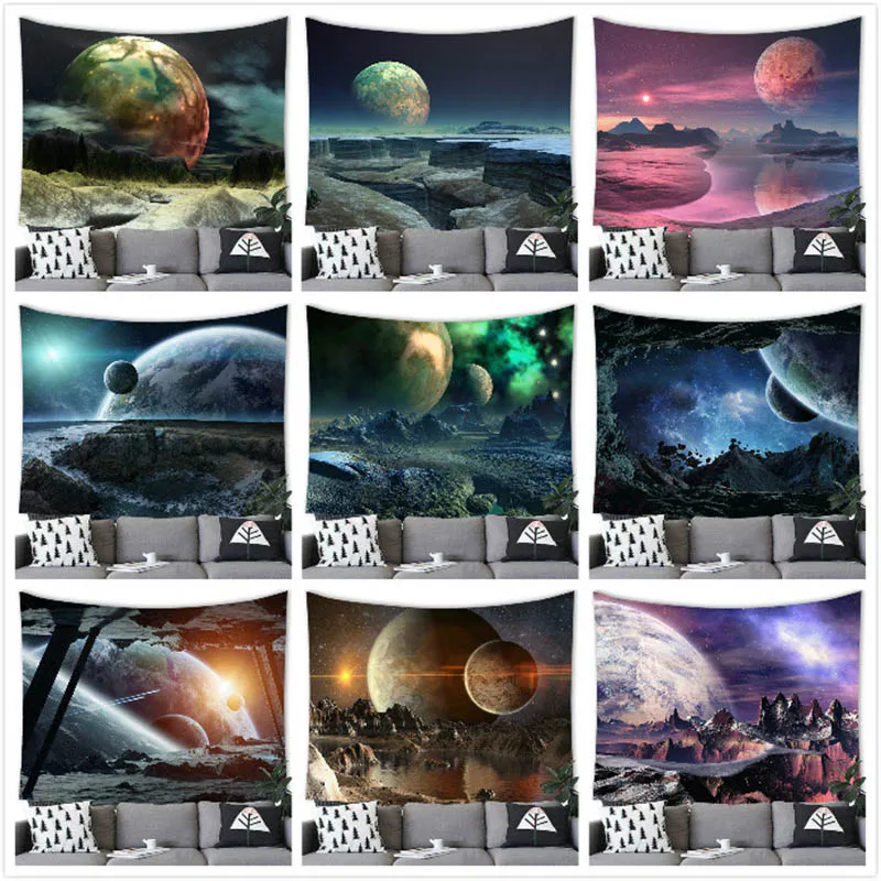 

Креативный настенный гобелен в стиле научной фантастики