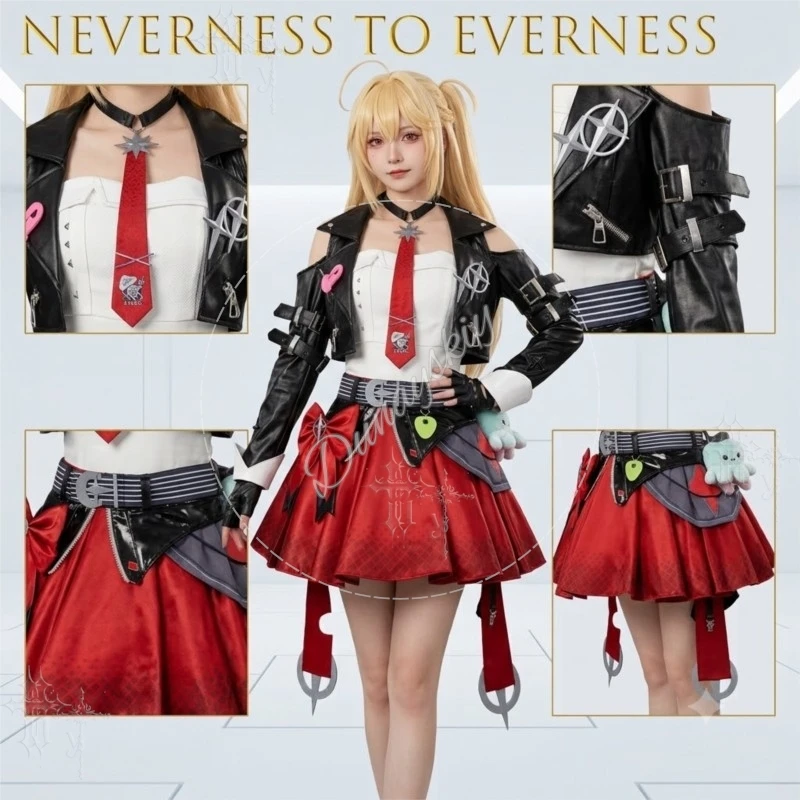 Фото Костюм для косплея Myon Rin из Neverness To Everness, сценический наряд певицы, платье для выступлений персонажа игры, аксессуары для Хэллоуина, для вечеринок №1