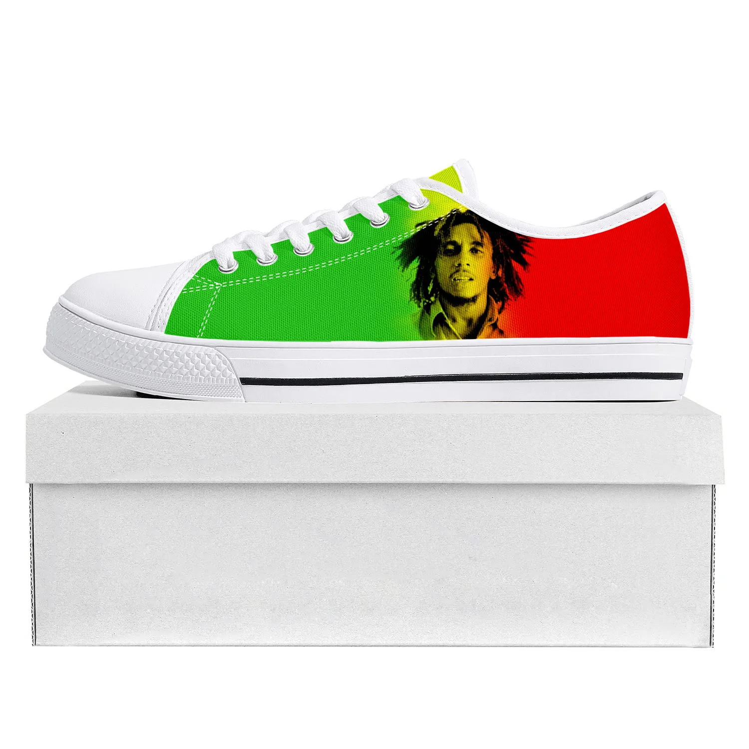 

Высококачественные низкие кроссовки Reggae рок Music Star Bob Marley, мужские и женские подростковые холщовые кроссовки, обувь для пар, обувь на заказ
