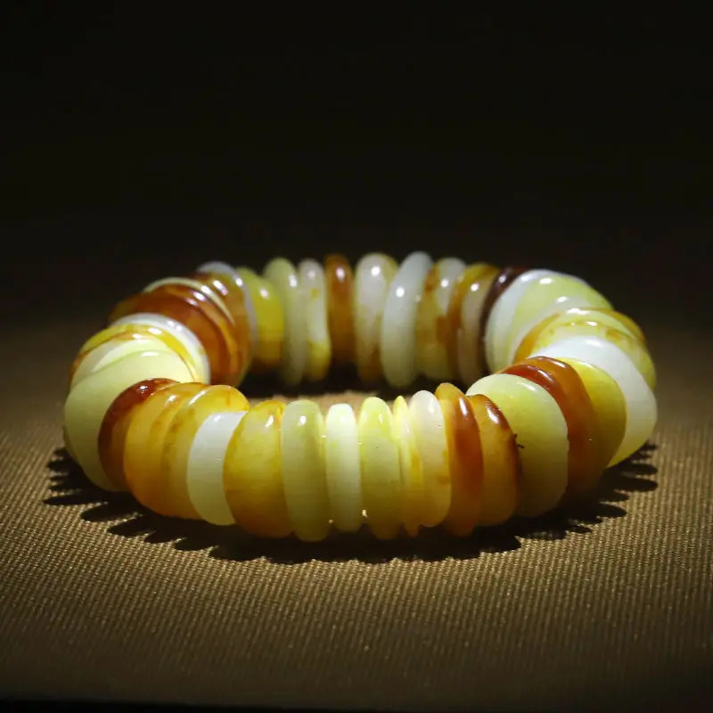 Браслеты из нефрита для мужчин и женщин круглые ювелирные украшения