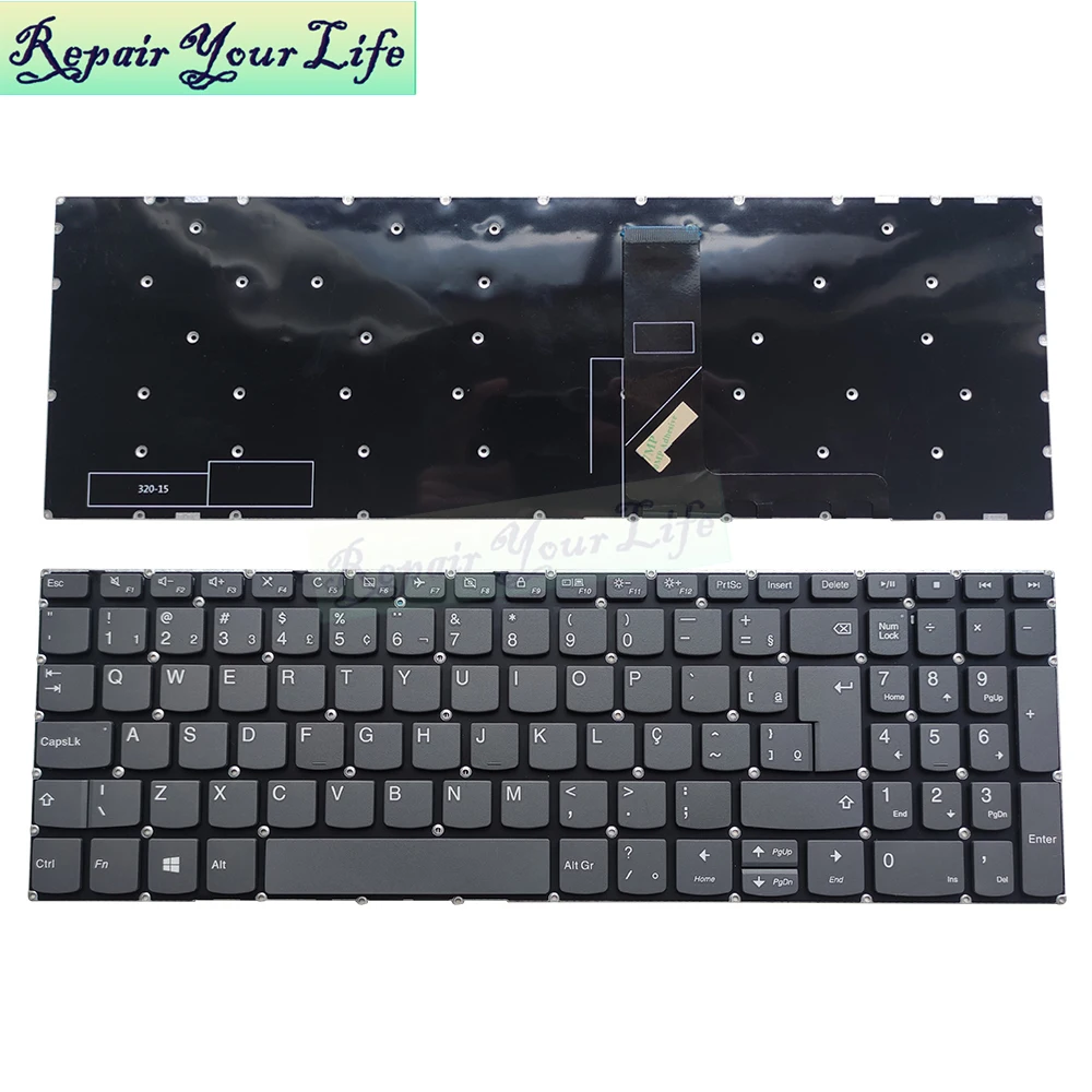 5Pcs/Lot BR-PT Brazilian Brazil Laptop Keyboard For Lenovo Ideapad 320-15 520-15 330-15 15IKB Notebook Keyboards fit Portuguese