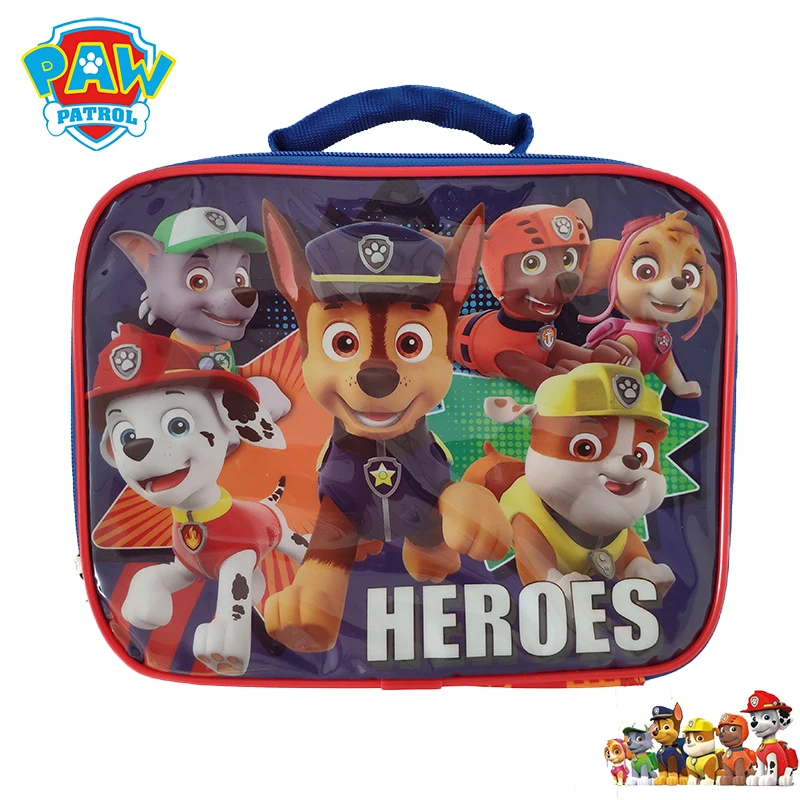

Paw Patrol Chase Cartoon Boys Children's Lunch Bag Thickened Student Snack Pack Lunch Bag Handbag School Picnic Travel Lunchbox