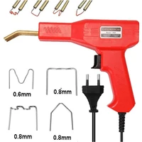 car bumper repair welding gun red color abs hot plastic stapler repairing machine kit us eu plug can choose