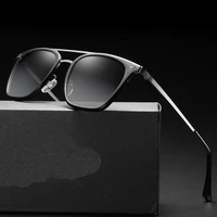 double bridge metal classic polarizing sunglasses polarized sun shades for men square sun glasses xd 6113