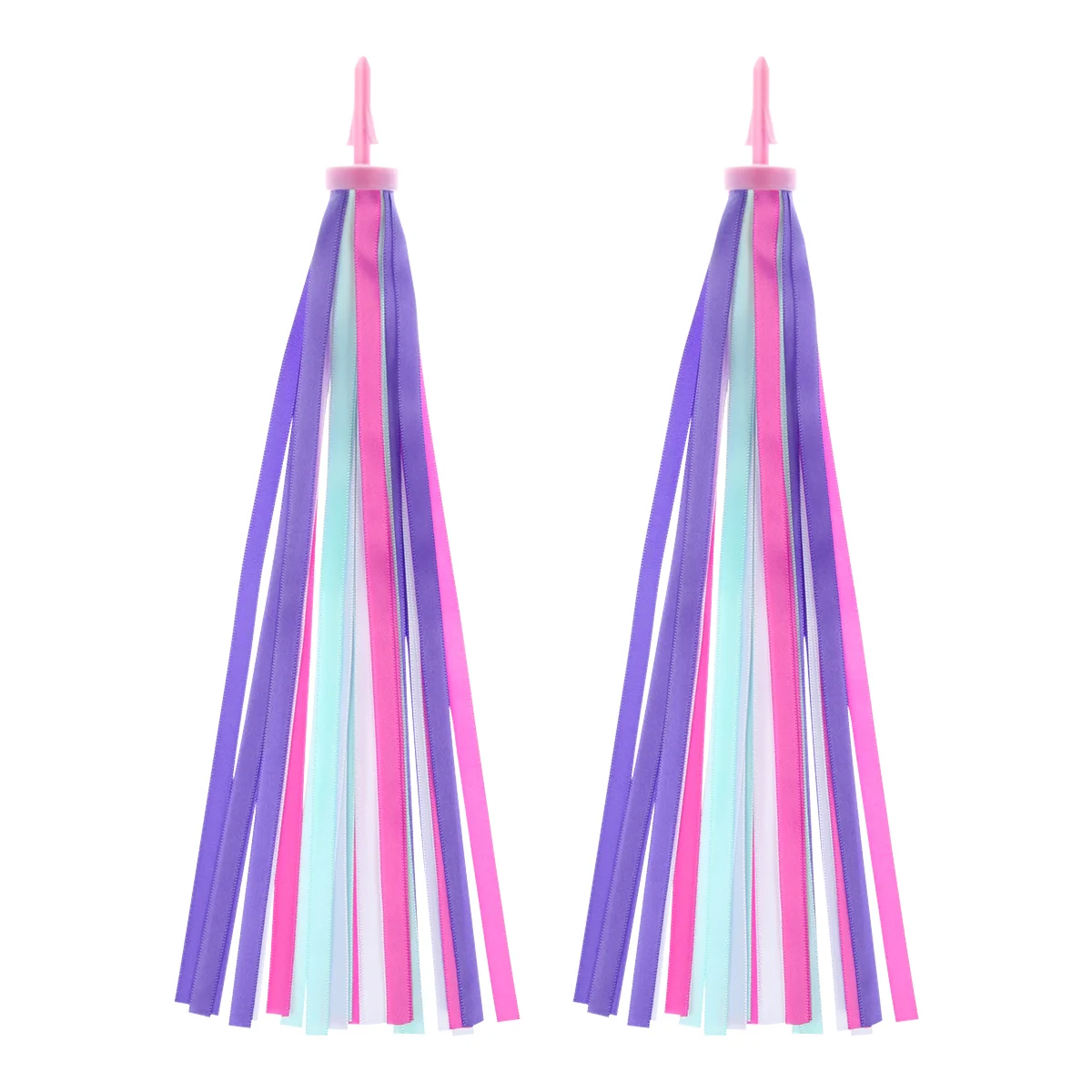 

VORCOOL One Pair of Childrens Bike Bicycle Handlebars Grips Tassels Ribbons Baby Carrier Accessories (Purple)