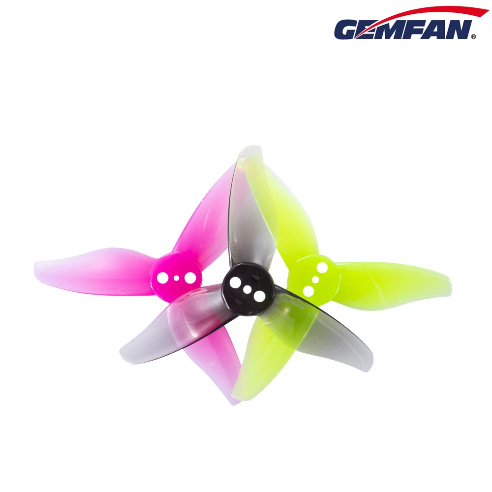 4 пары пропеллеры Gemfan Hurricane 2023 2x1 5x3 3 лопасти 1 мм для радиоуправляемых FPV гоночных