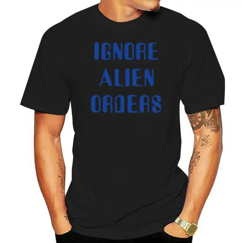 100% Cotton O-neck Custom Printed Tshirt Men T shirt ignore alien orders - halt and catch fire Women T-Shirt
