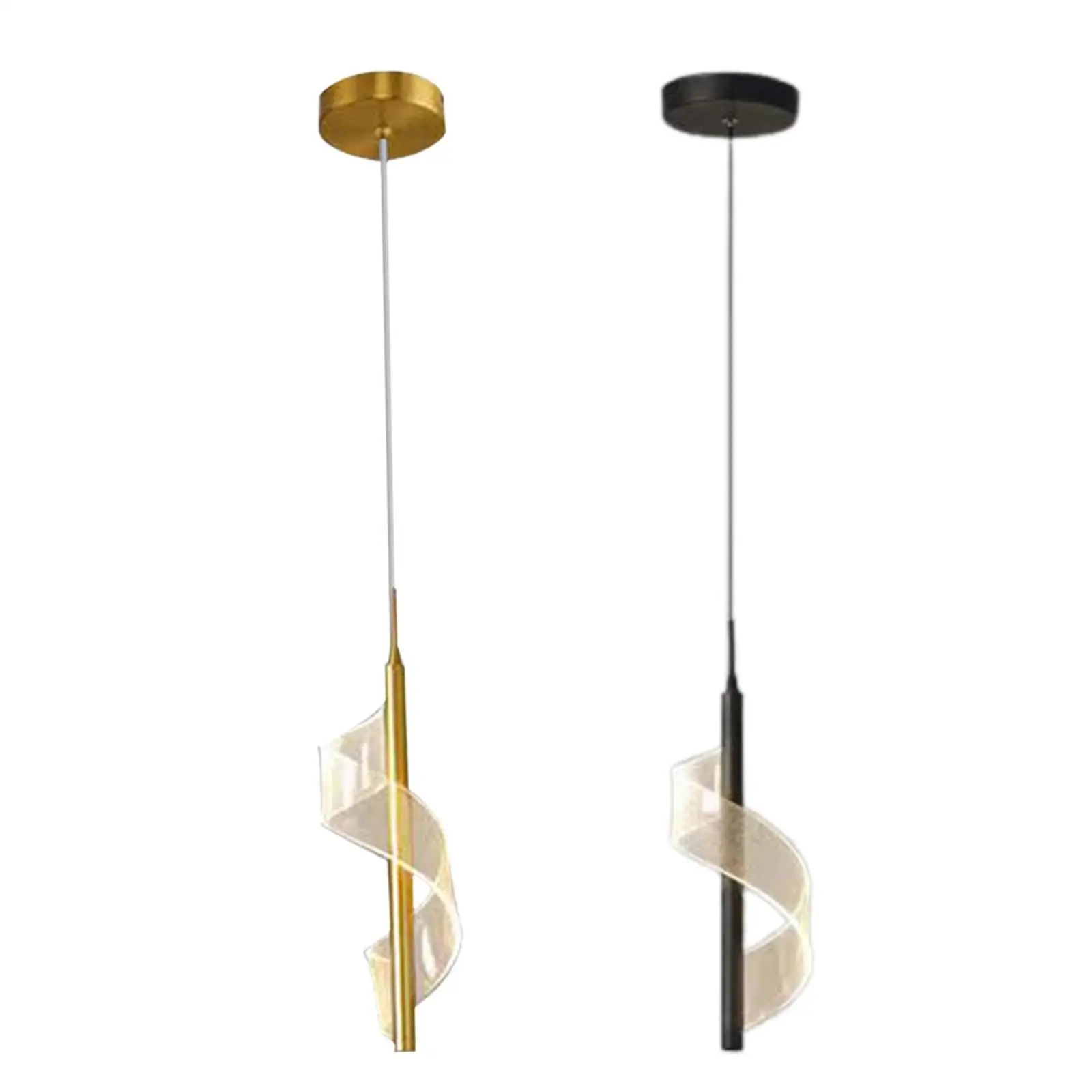 

LED Pendant Lights Chandelier Shop Hallway Home Spiral Ceiling Light Fixture