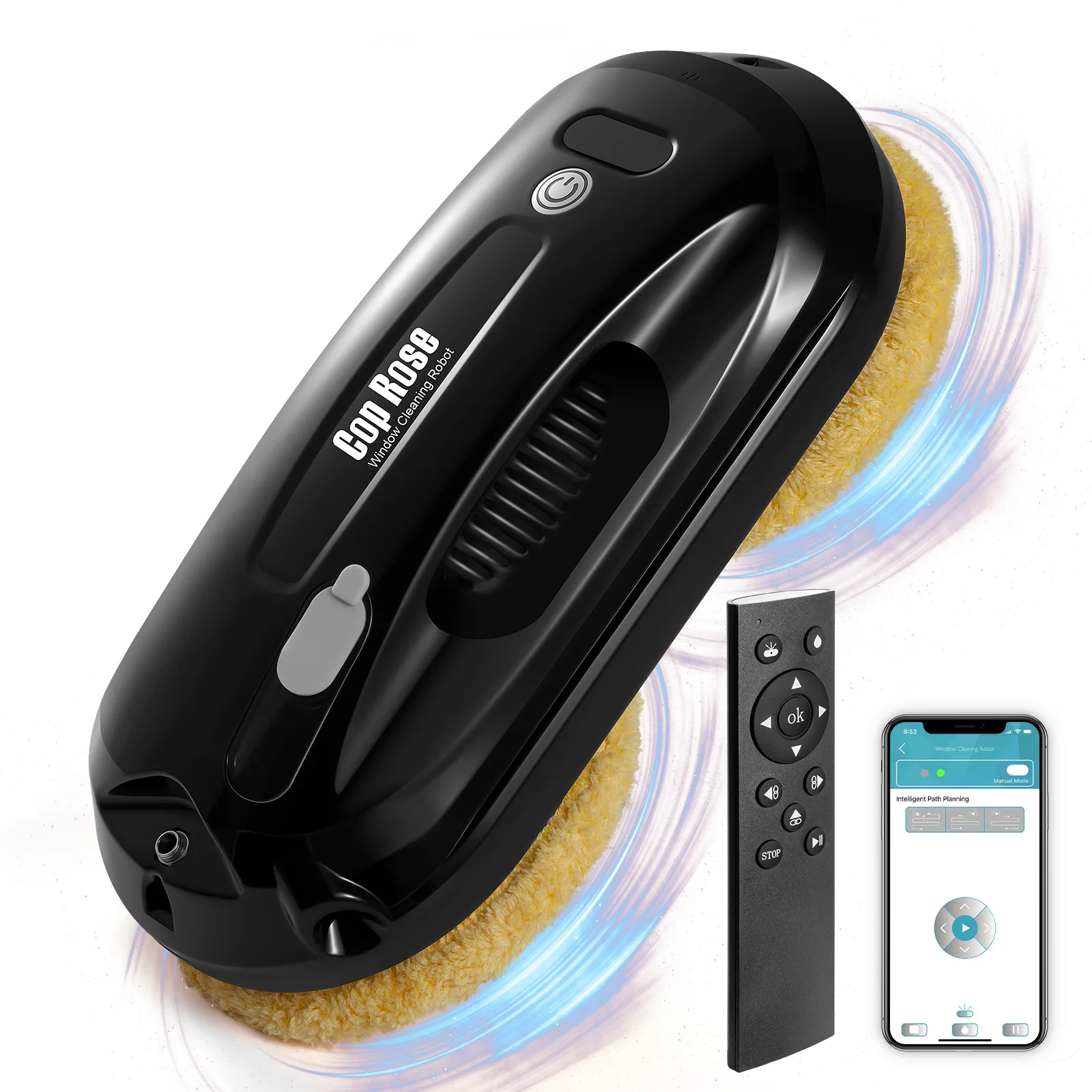 

Automatic Intelligent Window Cleaning Robot Full Electric Glass Squeegee App