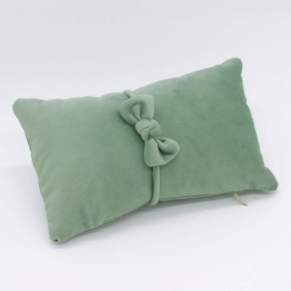 

Good Newborn Backdrop Posing Assist Cushion Baby Photography Prop with Bow Tie Tear Resistant