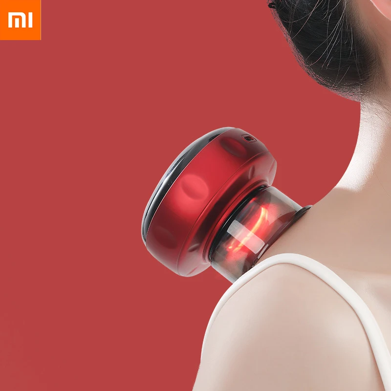 

Xiaomi Youpin Intelligent vacuum cupping scraping instrument electric breathing heating scraping instrument massager