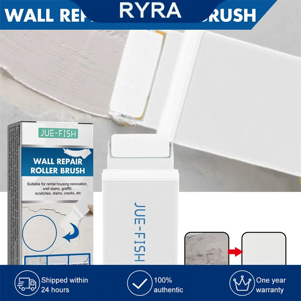 

No Setting Required Standing Wall Repair Roll Brush Mating Paste Equipped With A Scraper It Can Be Evenly Applied Easy To Apply