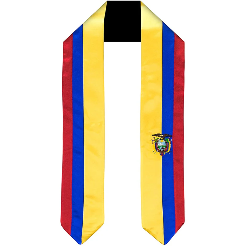 

Little Painter Ecuador Flag Graduation Sash/Stole International Study Abroad Adult Unisex