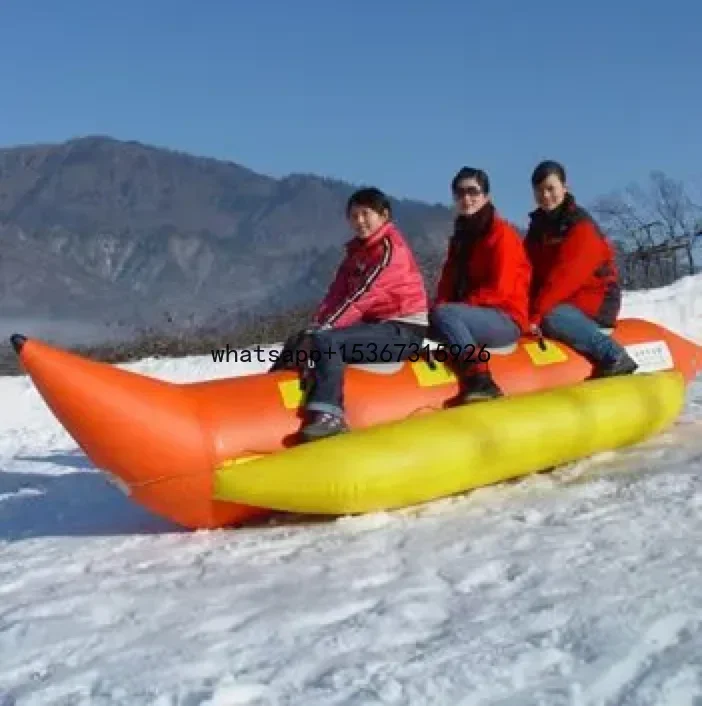 Надувная Банановая лодка для зимних видов спорта буксируемая трубка детей и