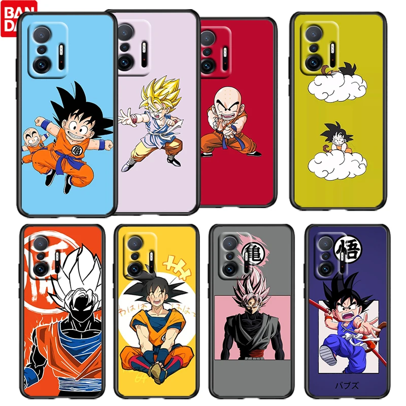 

Cartoon Dragon Ball Kid For Xiaomi 11 11T 10T Note 10 Mi 9T Ultra Pro Lite 5G Funda Silicone Black Phone Case Coque Capa Cover