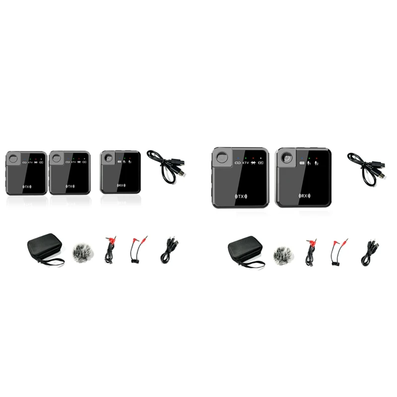 

Wireless Lavalier Microphone Outdoor Noise Reduction Live Lavalier Microphone 2.4G Wireless Transmission Microphone