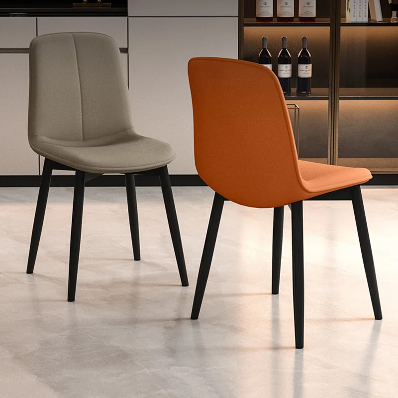 

Luxury Metal Dining Chairs Modern Beautifull Designer Nordic Dining Chairs Lounge Black Living Room Silla Comedor Decorative