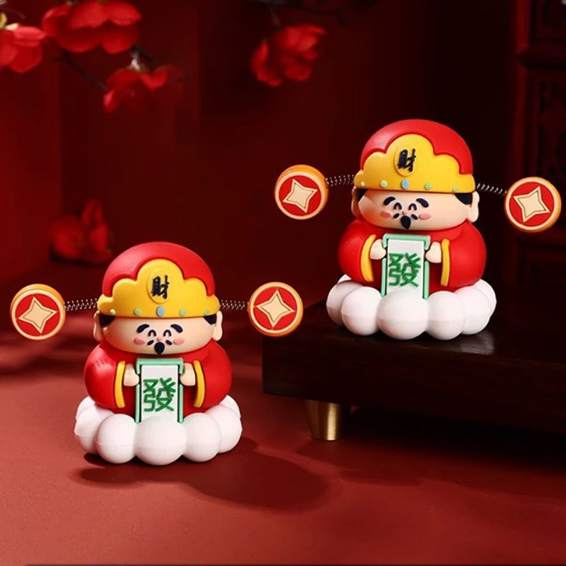 Китайский Бог богатства счастливый автомобильный кулон небольшой подарок