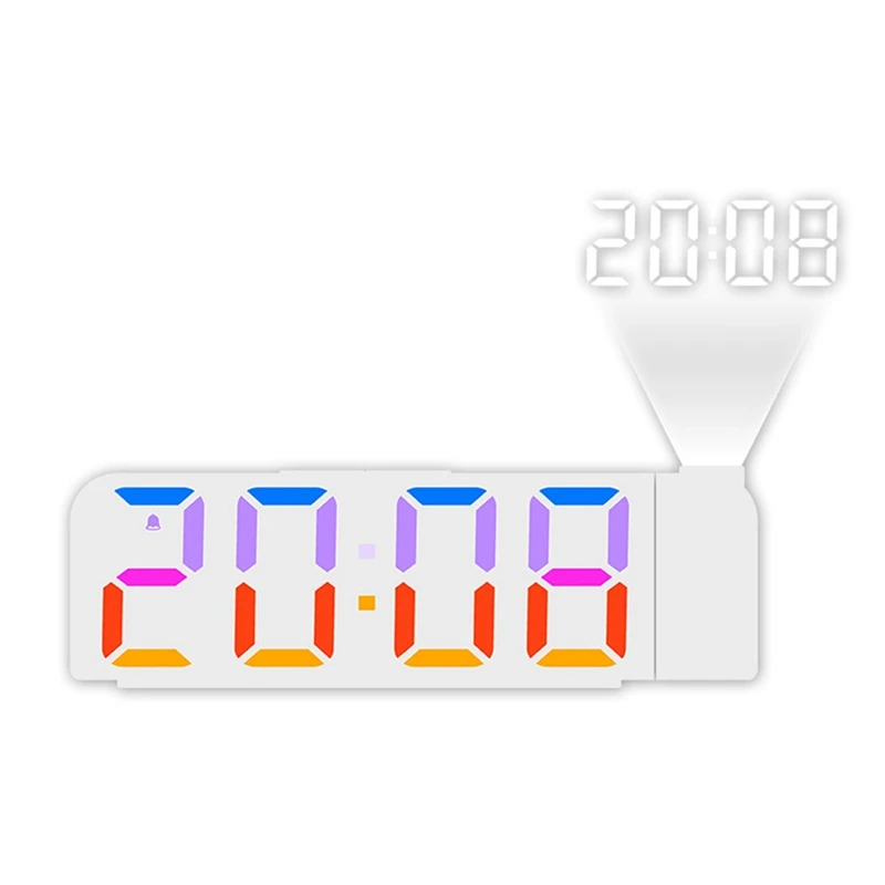 

LED Digital Alarm Clock With Time Temperature Display Backlight Snooze Clock For Home Bedroom
