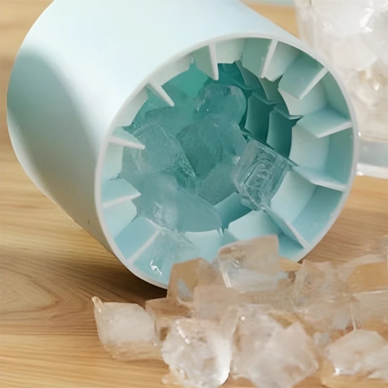 

Ice Bucket Cup Mold Ice Cubes Tray Food Grade Quickly Freeze Silicone Ice Maker Creative Design Ice Bucket Whiskey Beer Maker