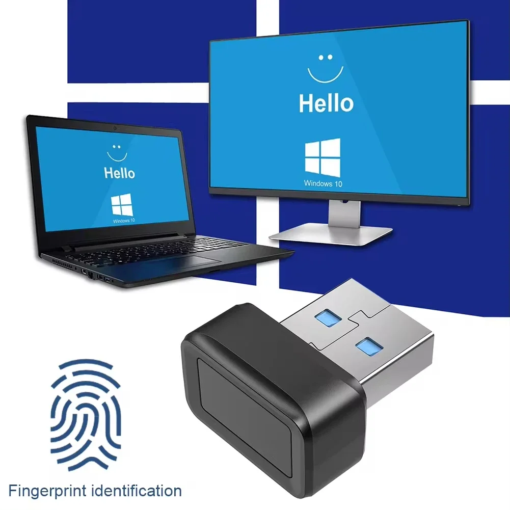 USB сканер отпечатков пальцев Mini для Windows 7 8 10 11 Hello биометрический навесной замок